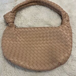 a new day Tan Woven Shoulder Bag